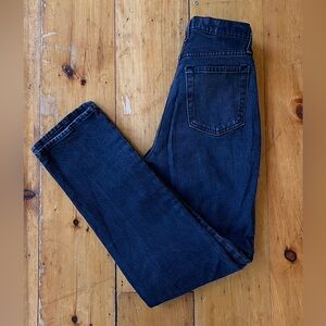 Abercrombie & Fitch  Curve love straights leg Dark Gray Denim Jeans